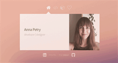 Desktop Screenshot of annapetry.com
